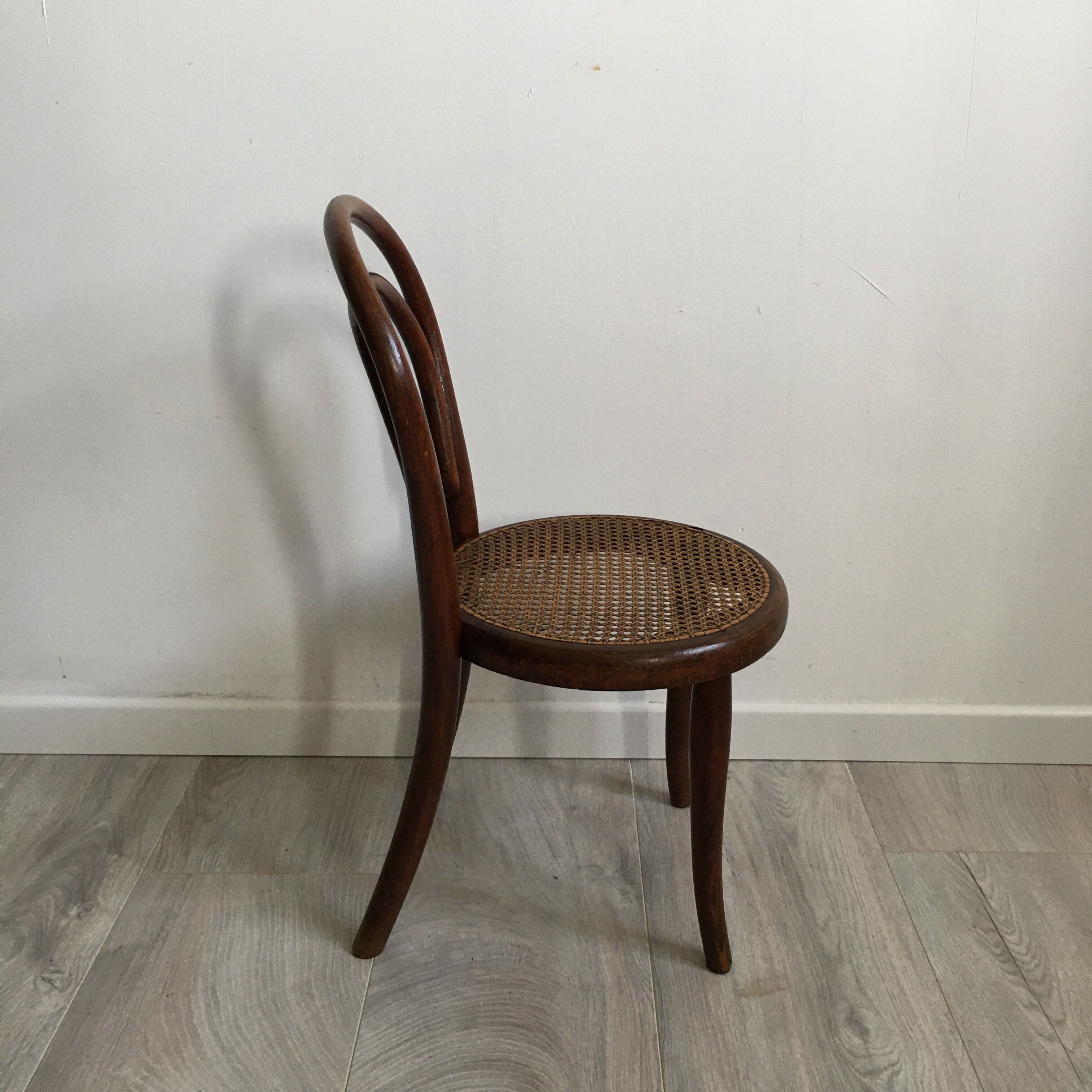 THONET child chair with mid xiX label
