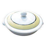 Old White & Yellow Earthenware Soup