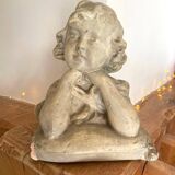 Bust of a little girl signed Gustave Van Vaerenbergh