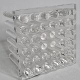 "Fakiro VIP" lucite desk organizer by Guzzini, SNCF advertising object from the 80s