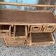 Rattan storage cabinet