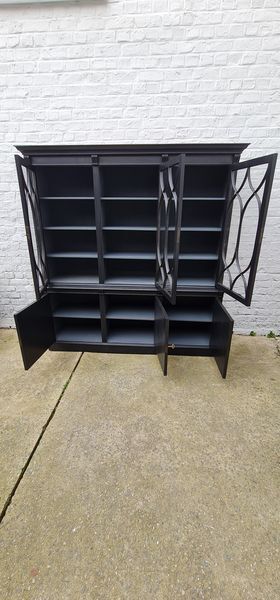 Furniture two body patina black industrial library