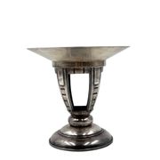 Art Deco silver-plated coup / vide poche, France 1940s