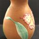 Ceramic pitcher vase by Fiamma, Italy