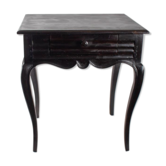 Office table from the early 19th century Louis XV style in blackened wood