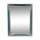 Old mirror silver and blue 79x60cm