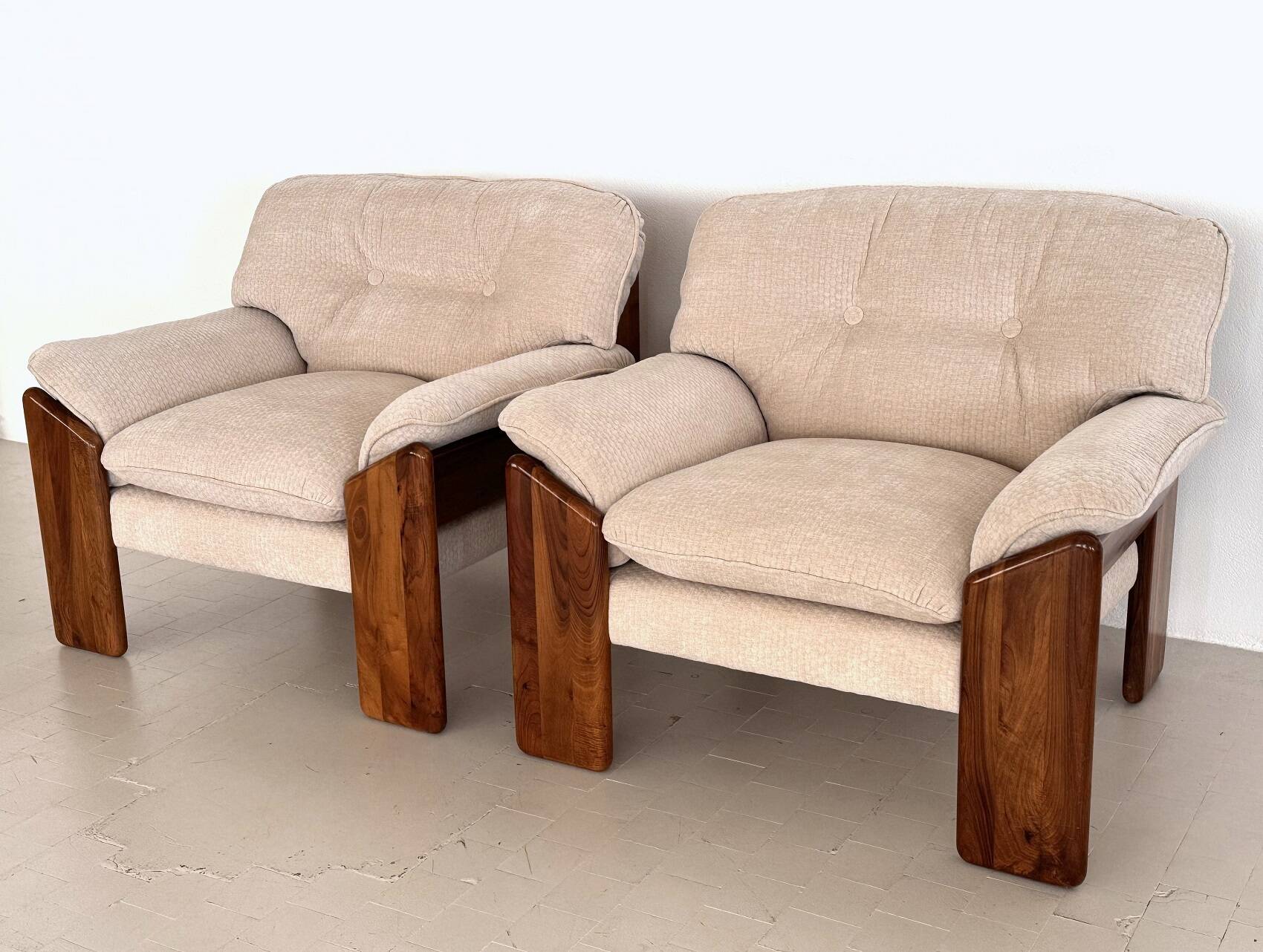 Fauteuils italiens « Sapporo » de Mario Marenco pour Mobil Girgi