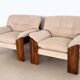 Fauteuils italiens « Sapporo » de Mario Marenco pour Mobil Girgi