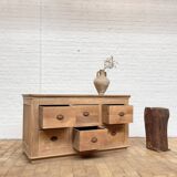 Oak loom cabinet 6 drawers 1930