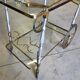 Brass and glass aluminium roller service 1960