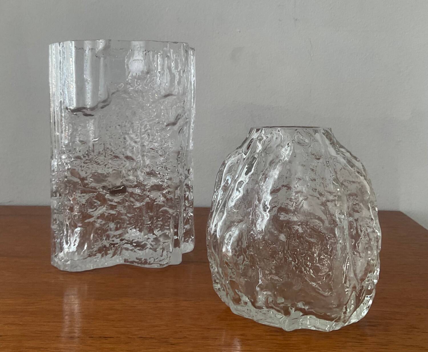 Duo of Tappio Wirkkala vases from the 70s