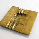 Stylized ashtray gilded bronze