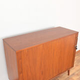 Mid-Century Danish Teak Tambour Doors Sideboard, 1960s.