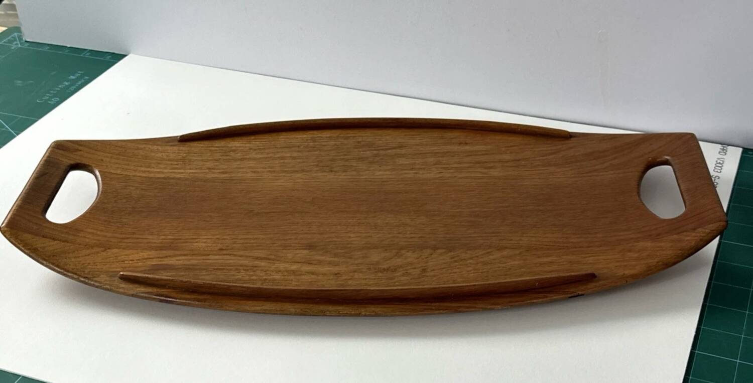 MCM Dansk Jens Quistgaard teak tray IHQ Denmark