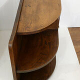 Rounded solid wood extra cabinet