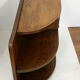 Meuble d'appoint arrondi en bois massif