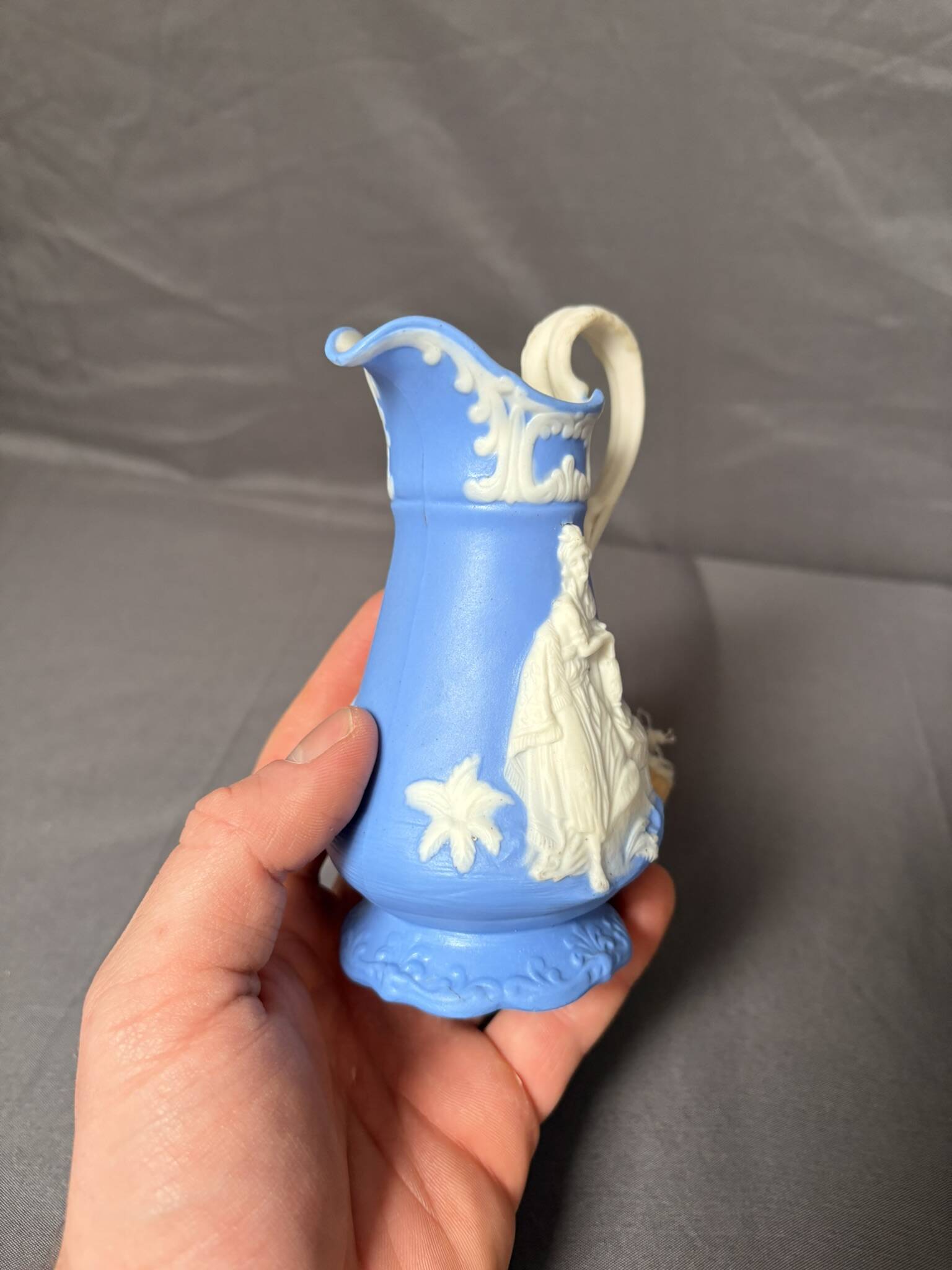 Cruche, pichet, vase en porcelaine victorienne Sam Alcock