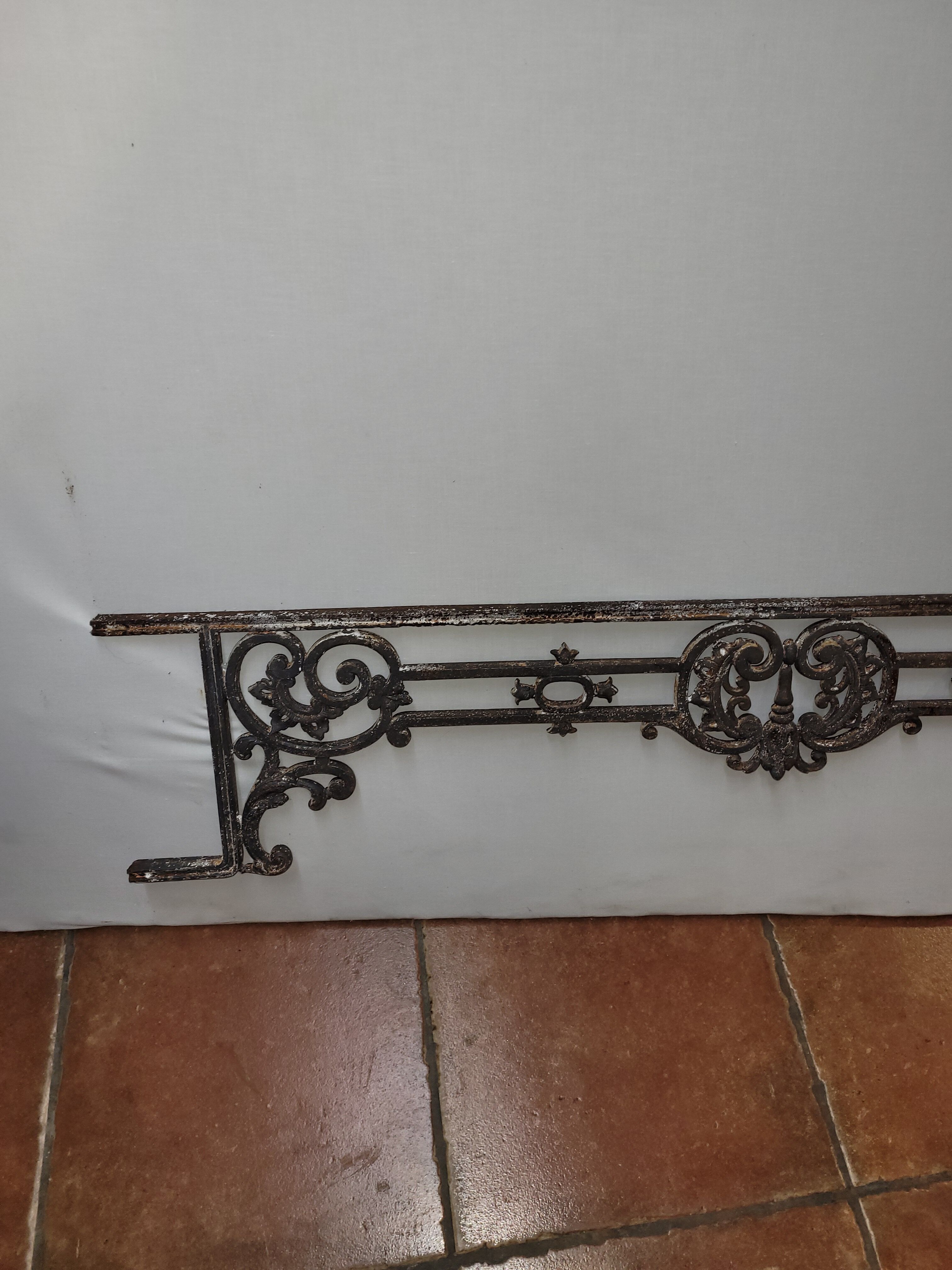 Cast iron railing