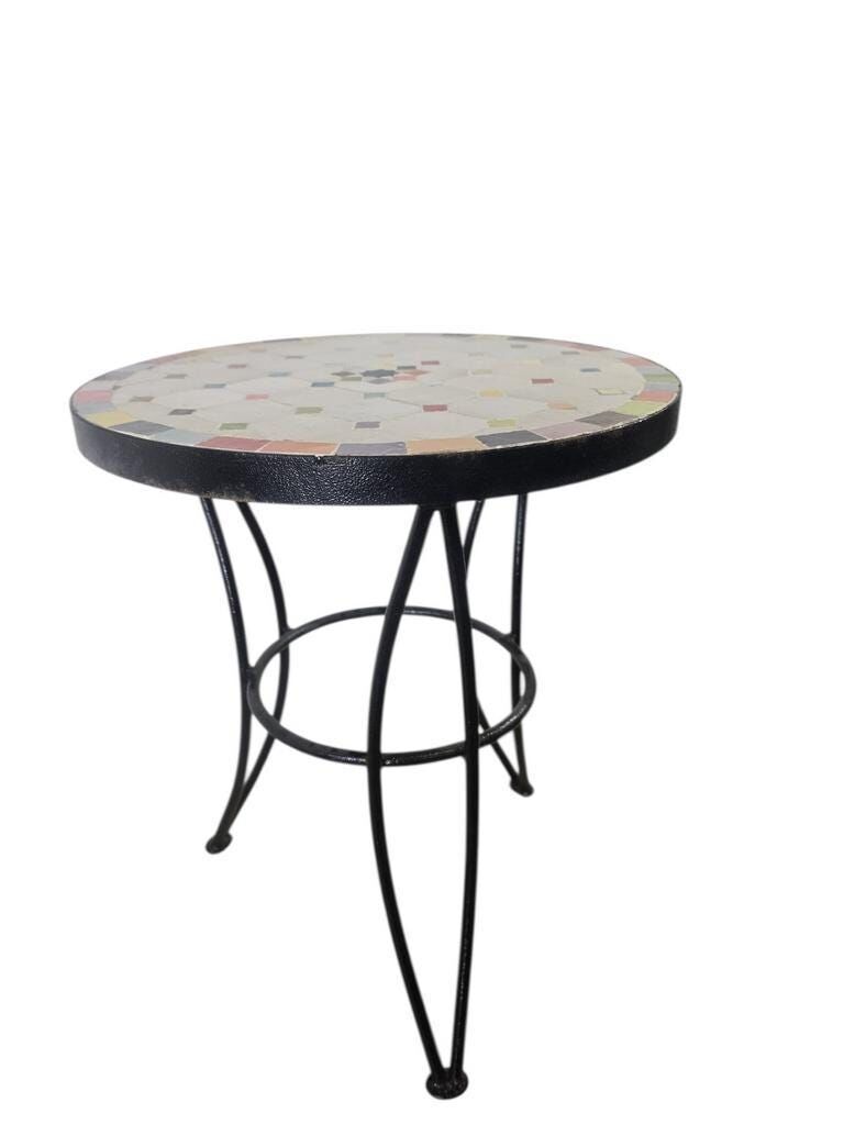 Moroccan mosaic table / side table / bistro table