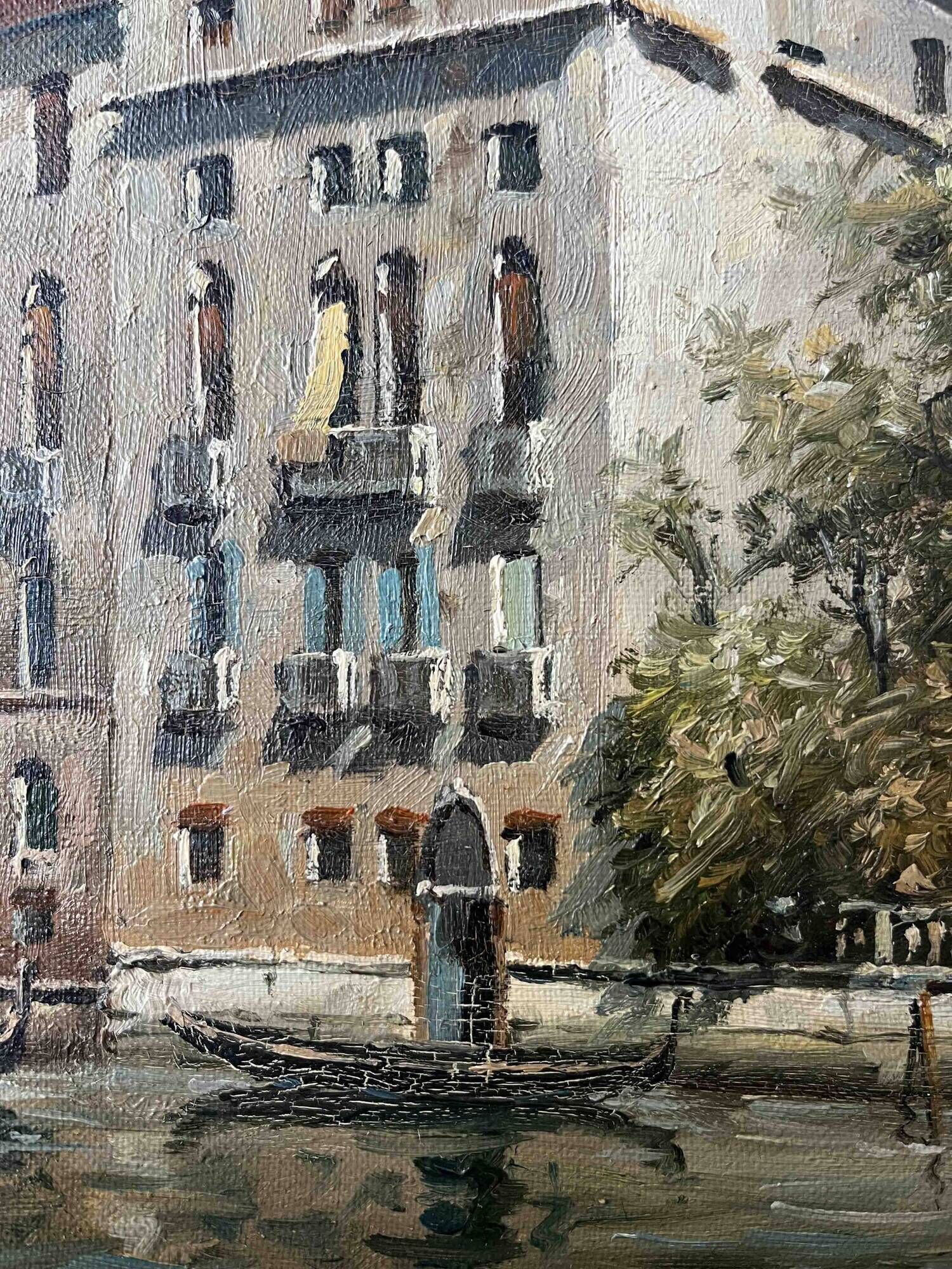 Tableau HST View of Venice animated by its canals (20th century school - anonymous)