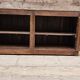 Buffet - glass TV cabinet in Burmese teak