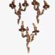 Antique bronze wall sconces