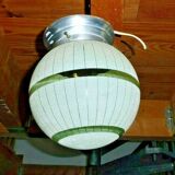 Art deco ball ceiling light