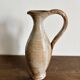 Handcrafted stoneware vase, a vintage piece from the 1960s.