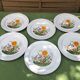 Lot de 6 assiettes plates en porcelaine Winterling Bavaria