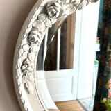 Antique stucco mirror