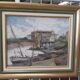 Marine oil on canvas signed