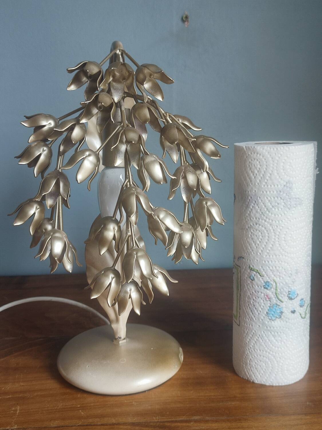 Vintage metal table lamp