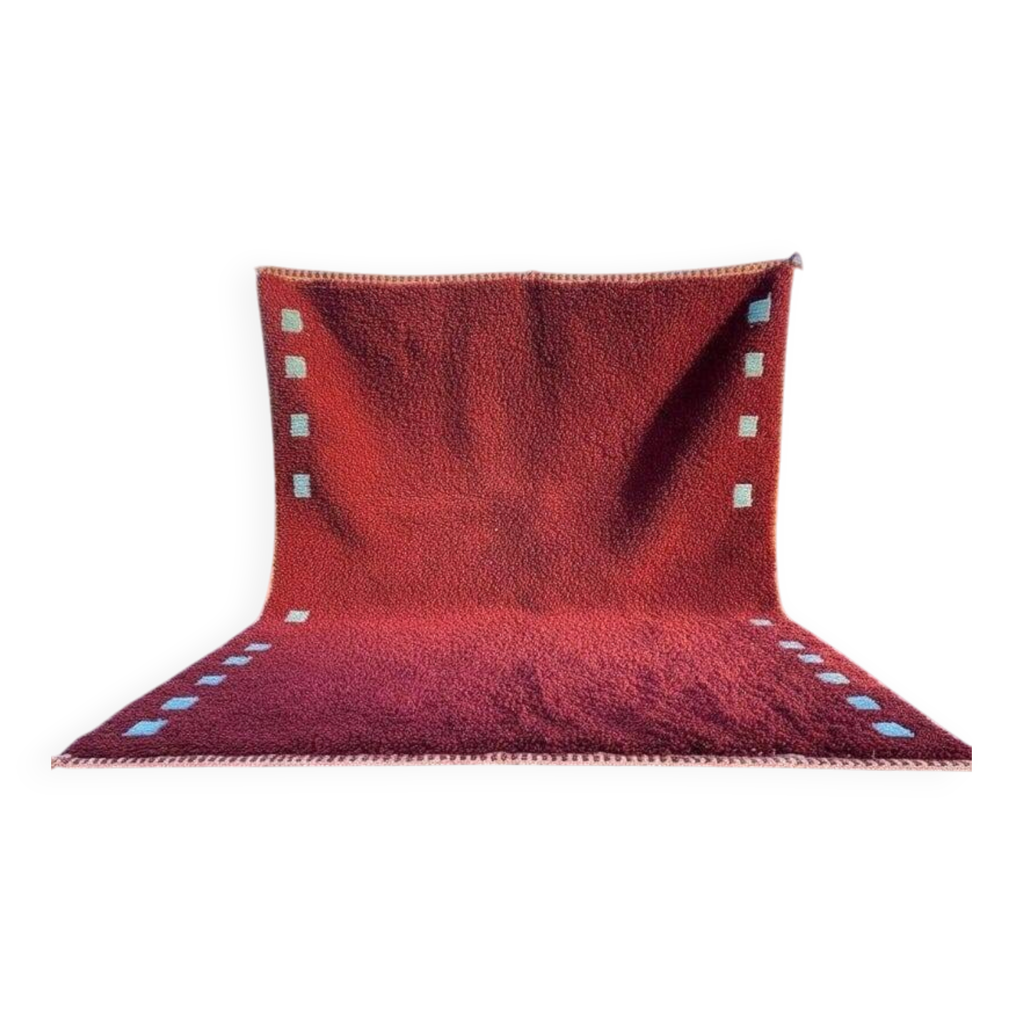 Traditional handmade Atlas wool Berber rug, size 150x250 cm.