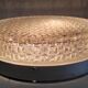 Ceiling lamp or wall lamp in cut glass in large format - 60s/70s