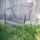 Pair of metal garden chairs 1950