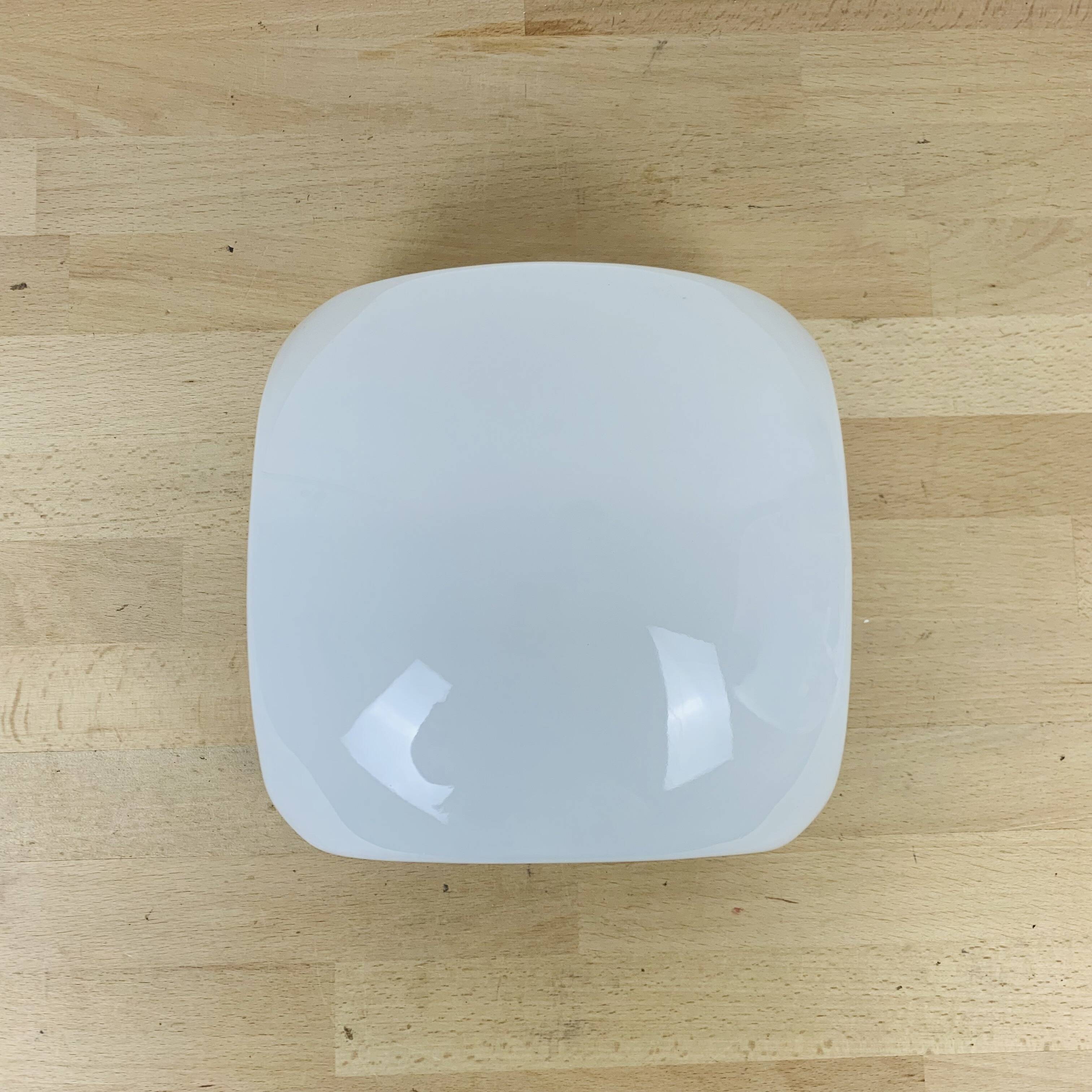 Vintage square opaline wall light