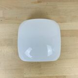 Vintage square opaline wall light