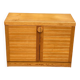 1970s wooden low storage chest.