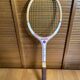 Vintage wooden tennis racket gauthier france team