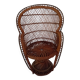 Petit fauteuil en rotin