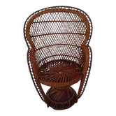 Small rattan armchair