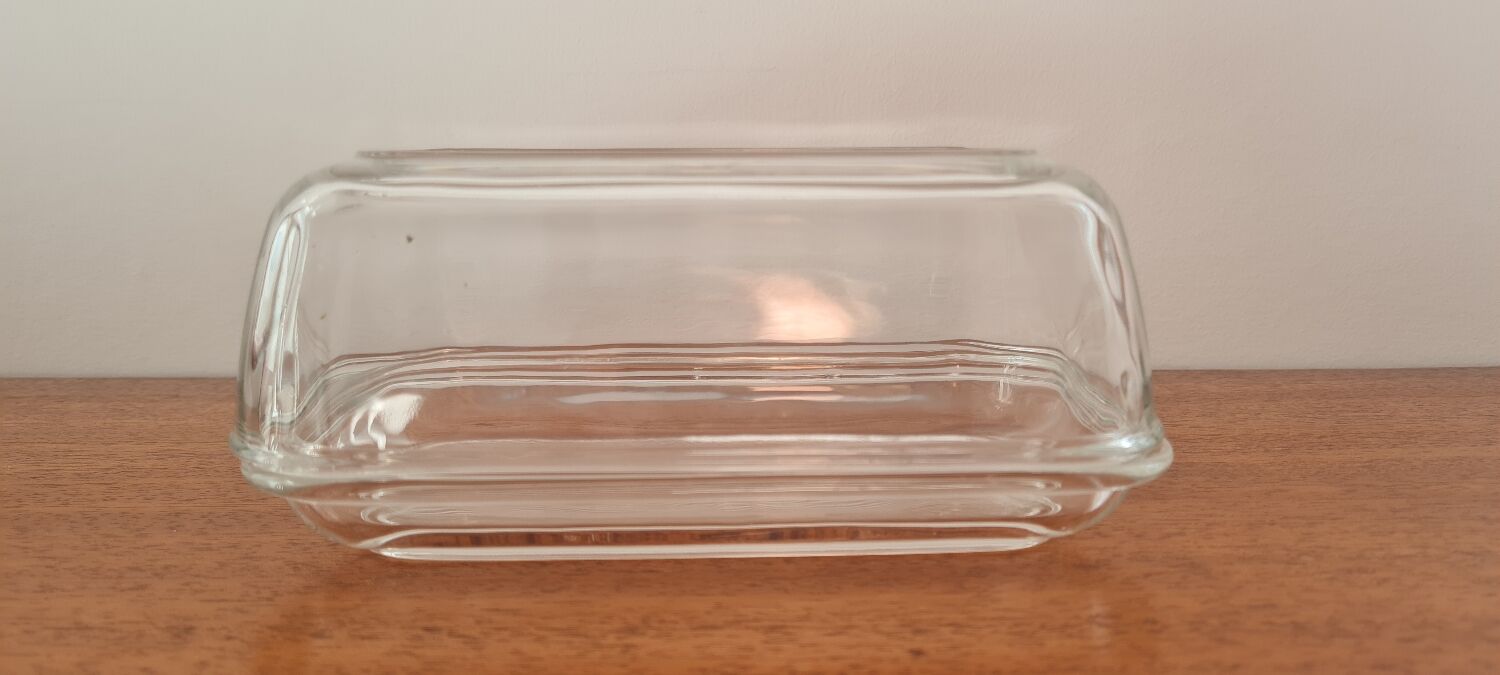 Arcoroc glass butter tray
