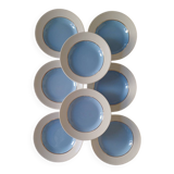 Set of 8 Excellence model soup plates from L'amandinoise