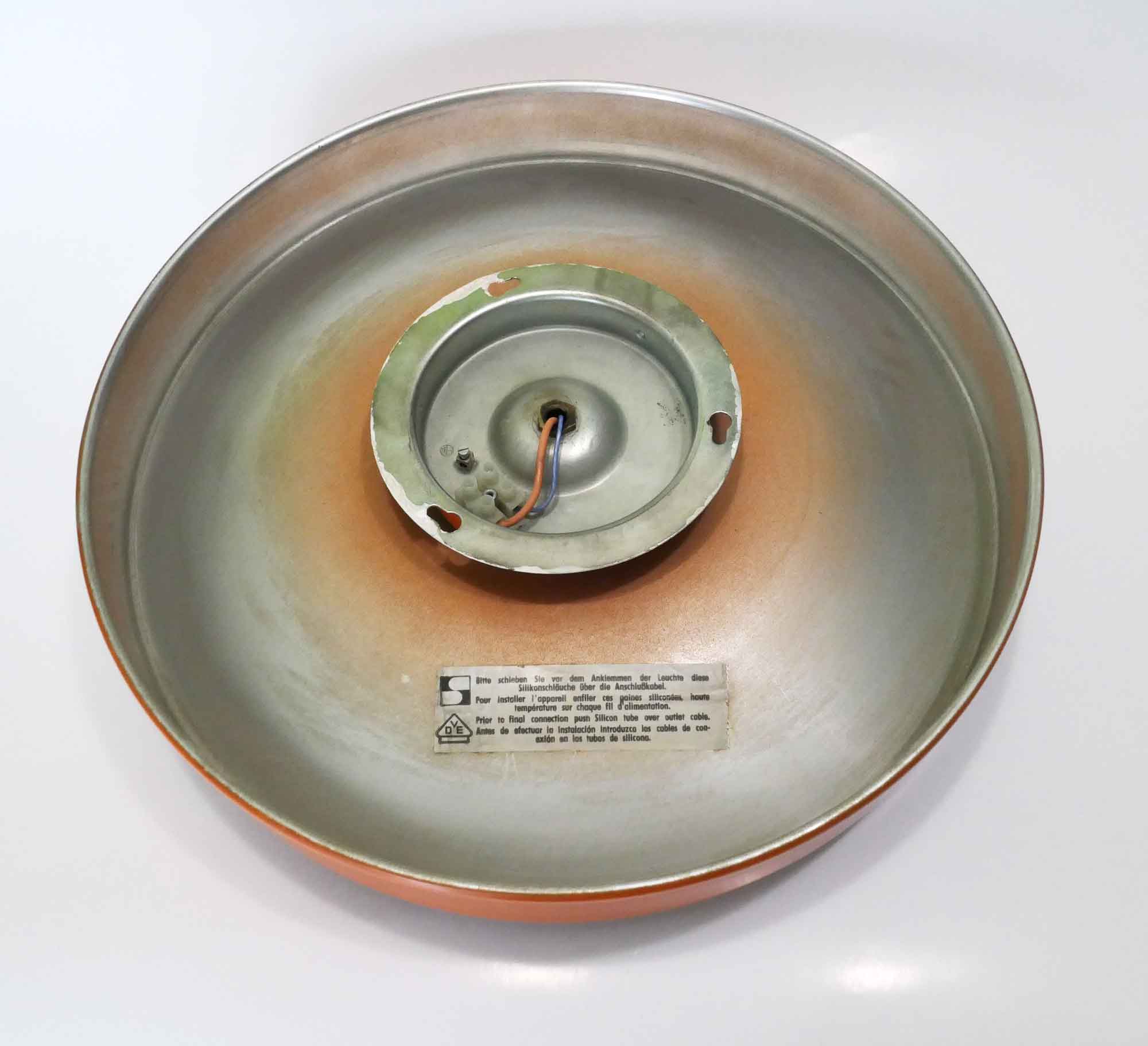 Wall light or ceiling LIGHT STAFF LEUCHTEN Germany ORANGE
