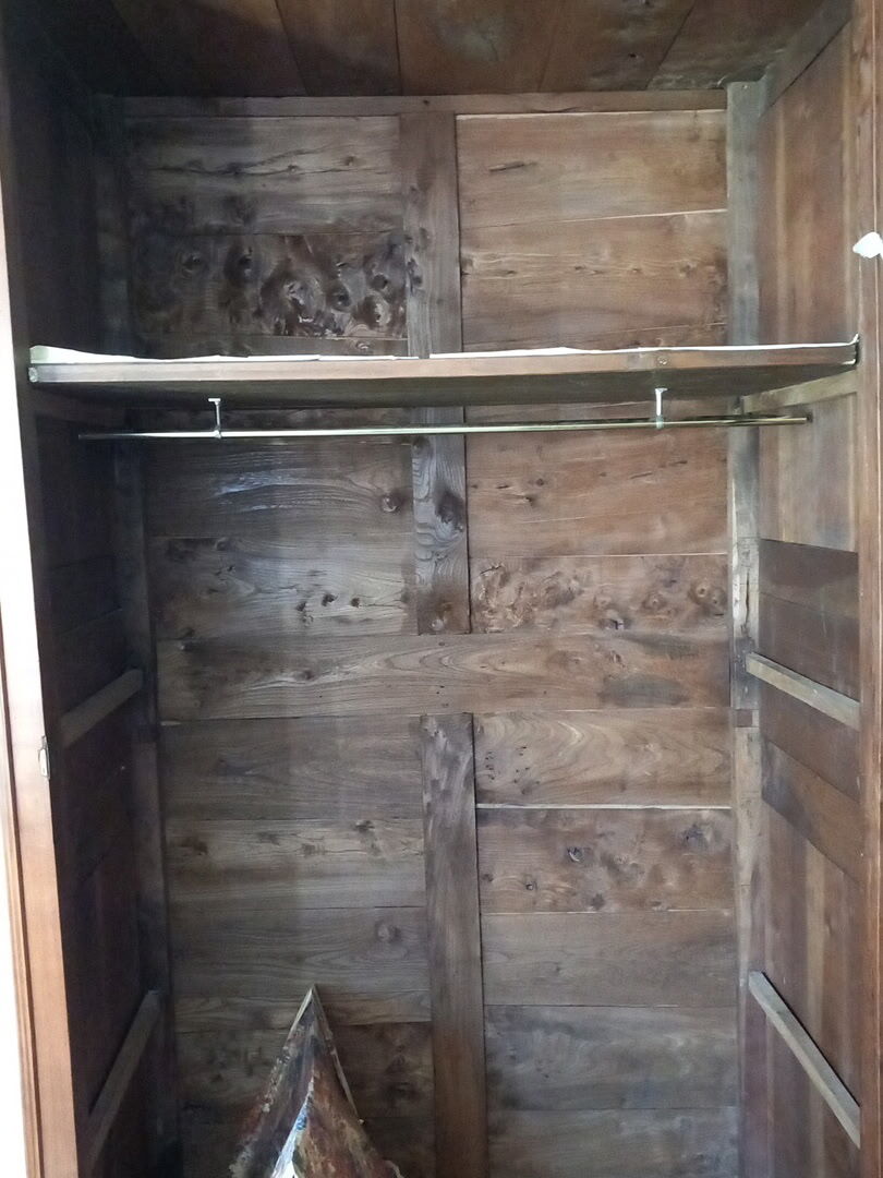 Solid wood wardrobe
