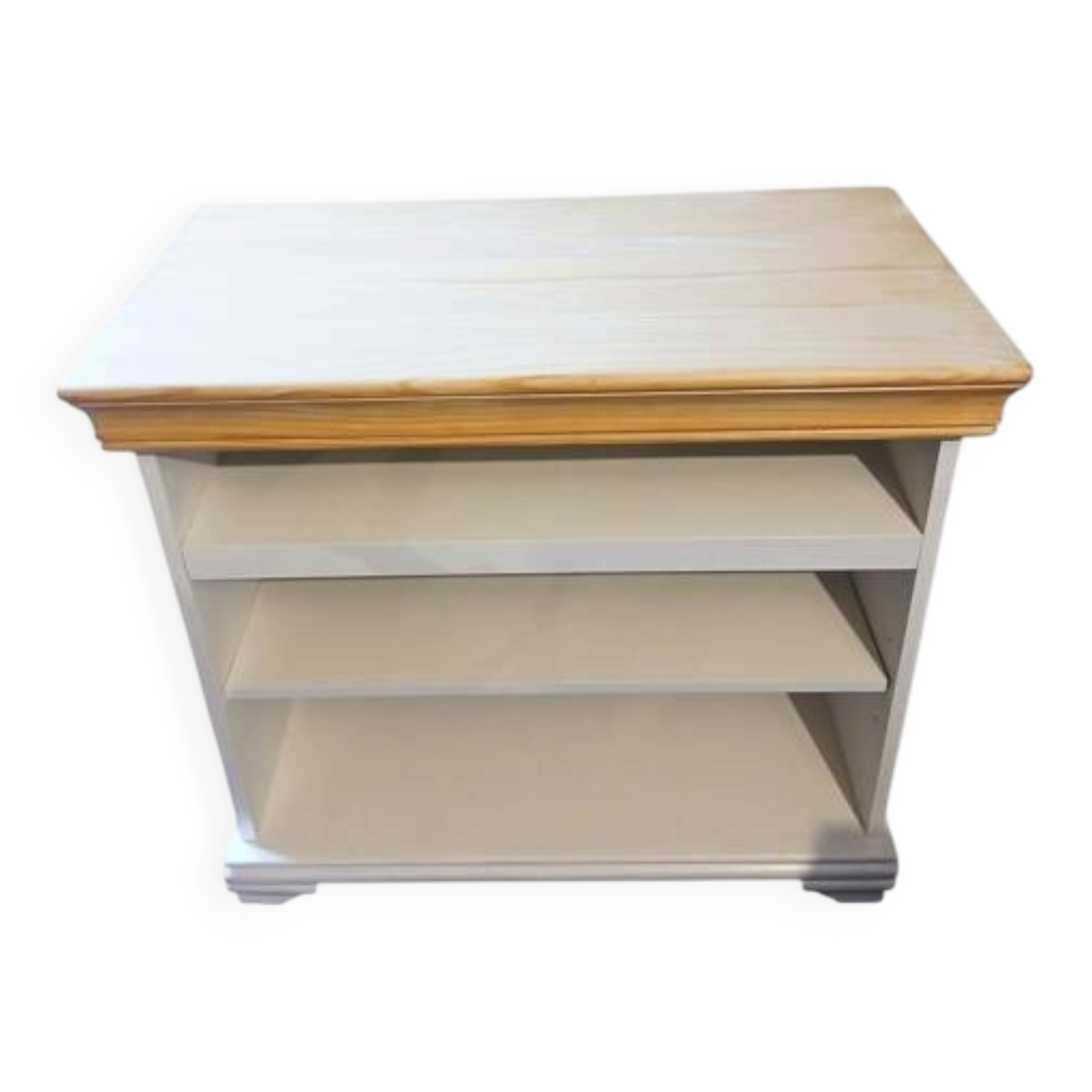 Bibus blanc et bois