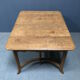 Dutch oak kitchen table in art deco style from the 1930s