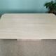 Table basse en travertin années 80