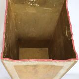 Venetian wooden paper basket