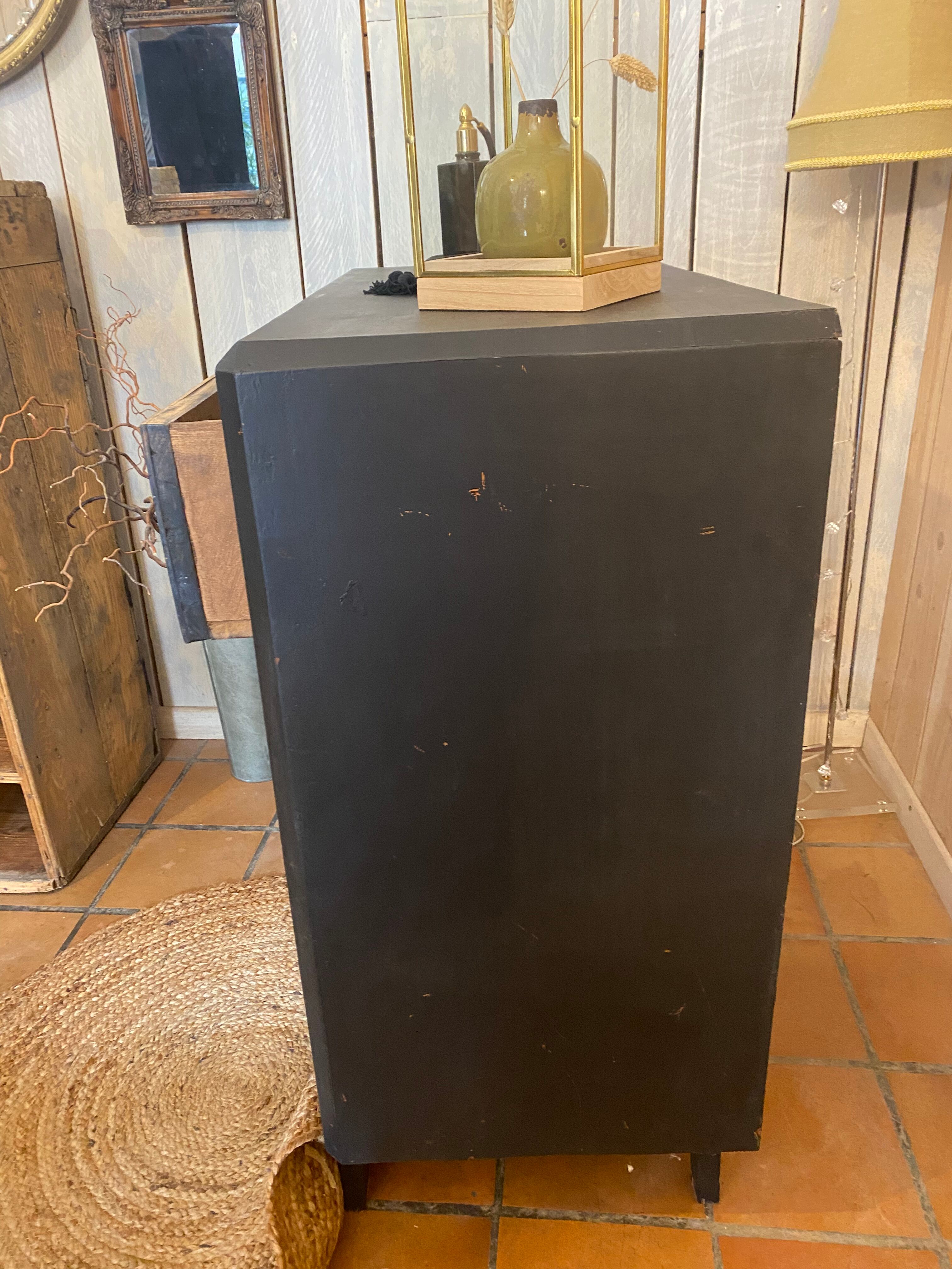 Vintage black dresser